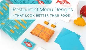 Restaurant Logo With Palm Tree