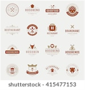 Restaurant With Red Circle Logo